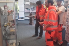 Besuch der Ausstellung in Rostrup