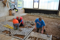 Tag des Handwerks 16.09.2017 im HBZ Brackwede, Lehrwerkhalle Pflasterarbeiten
