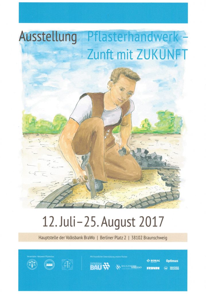 Plakat Ausstellung in Braunschweig vom 12.07. bis 25.08.2017 in der Volksbank BraWo
